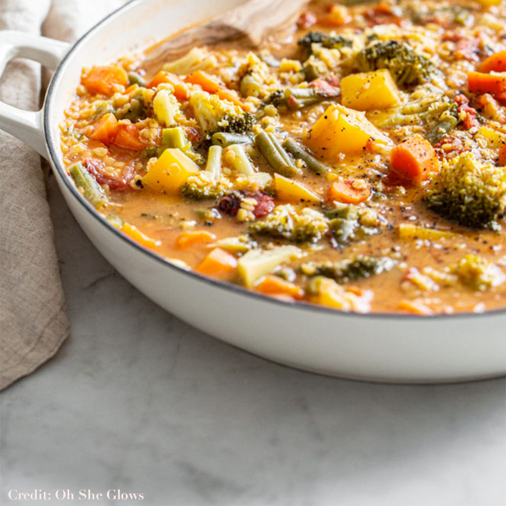 Spicy Any Veggie Soup from Oh She Glows